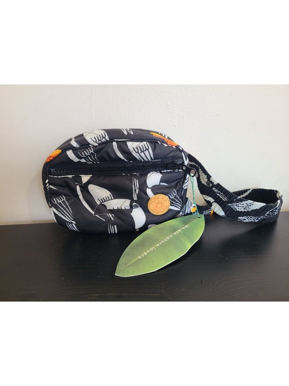 NWT Farm Rio Graphic Tucans Cross Sling Bag